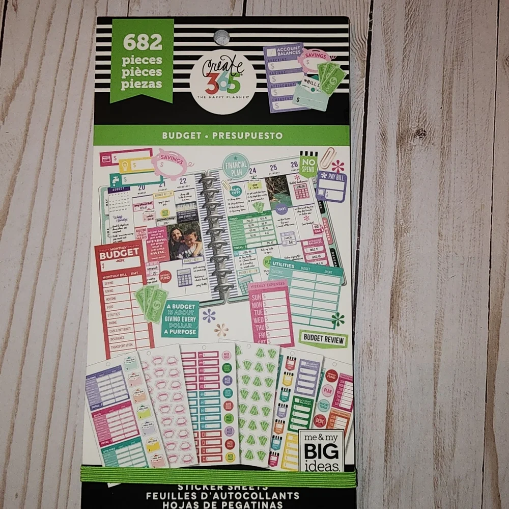 The Happy Planner Budget stickers